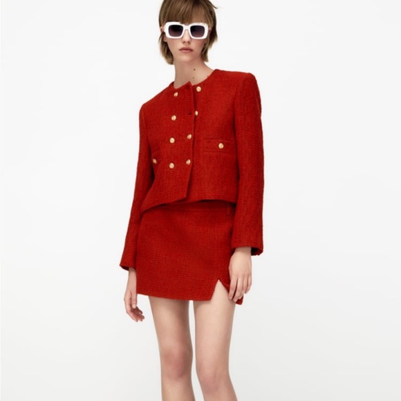 Zara textured blazer - Picture 2 of 3